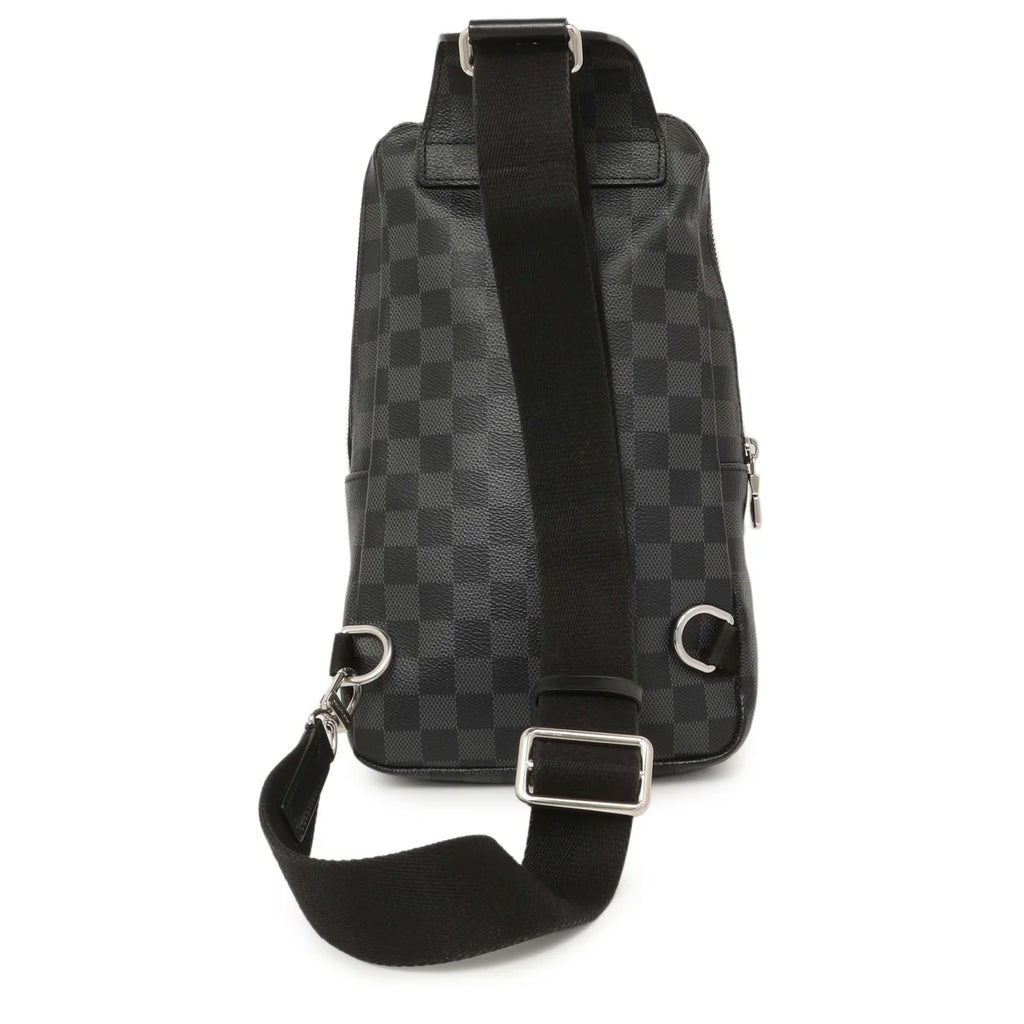 Louis Vuitton Avenue Sling Bag in damper graphite canvas