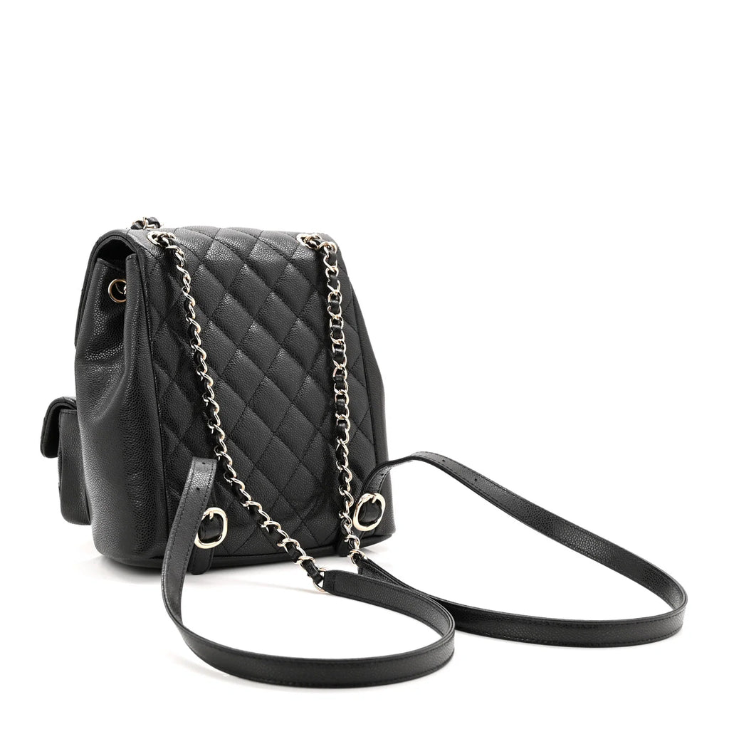 Chanel Quilted Caviar Backpacks