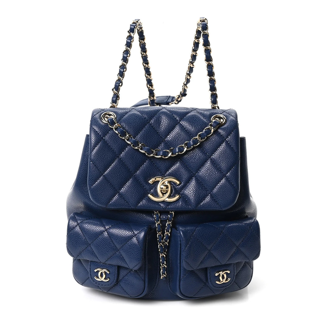 Chanel Quilted Caviar Backpacks
