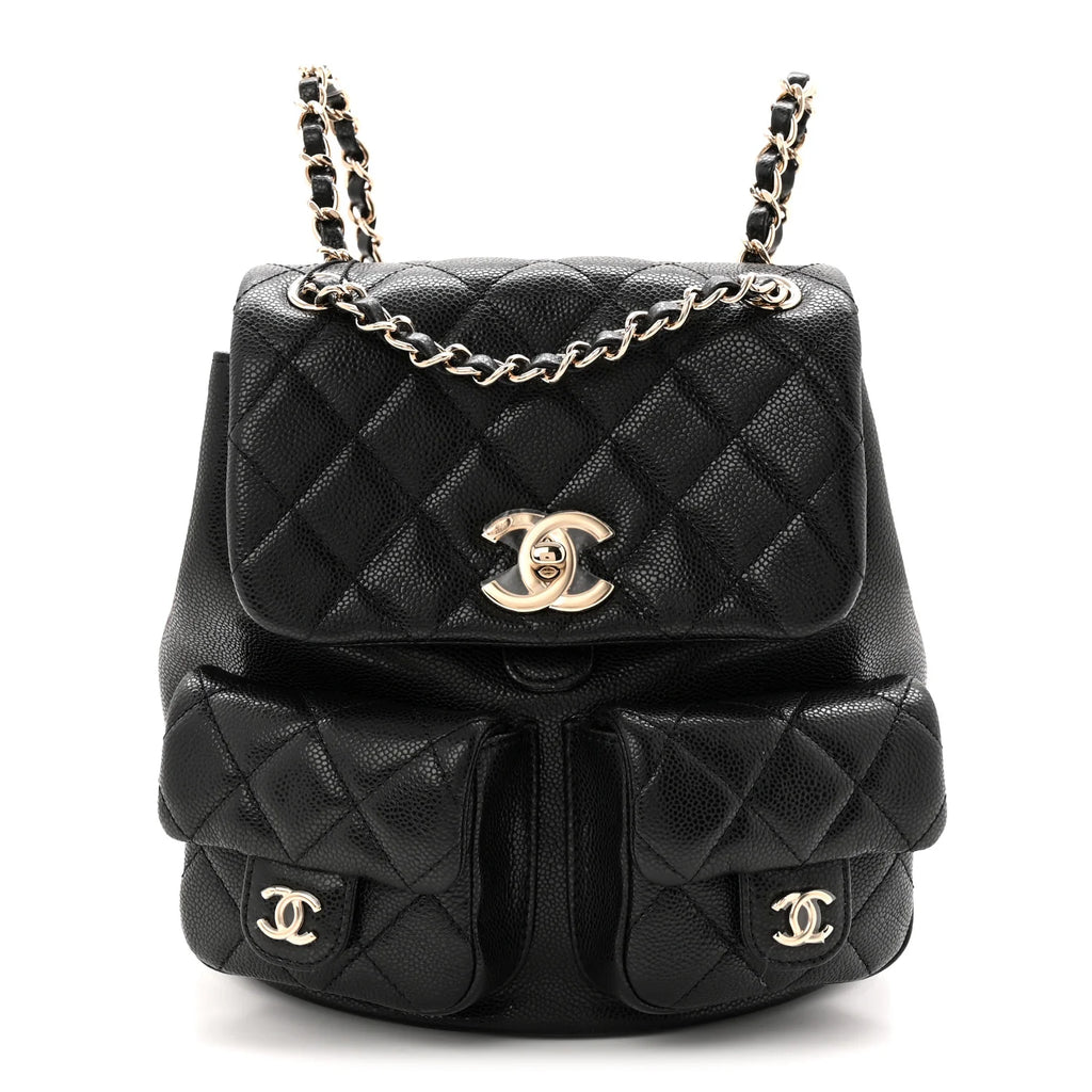 Chanel Quilted Caviar Backpacks