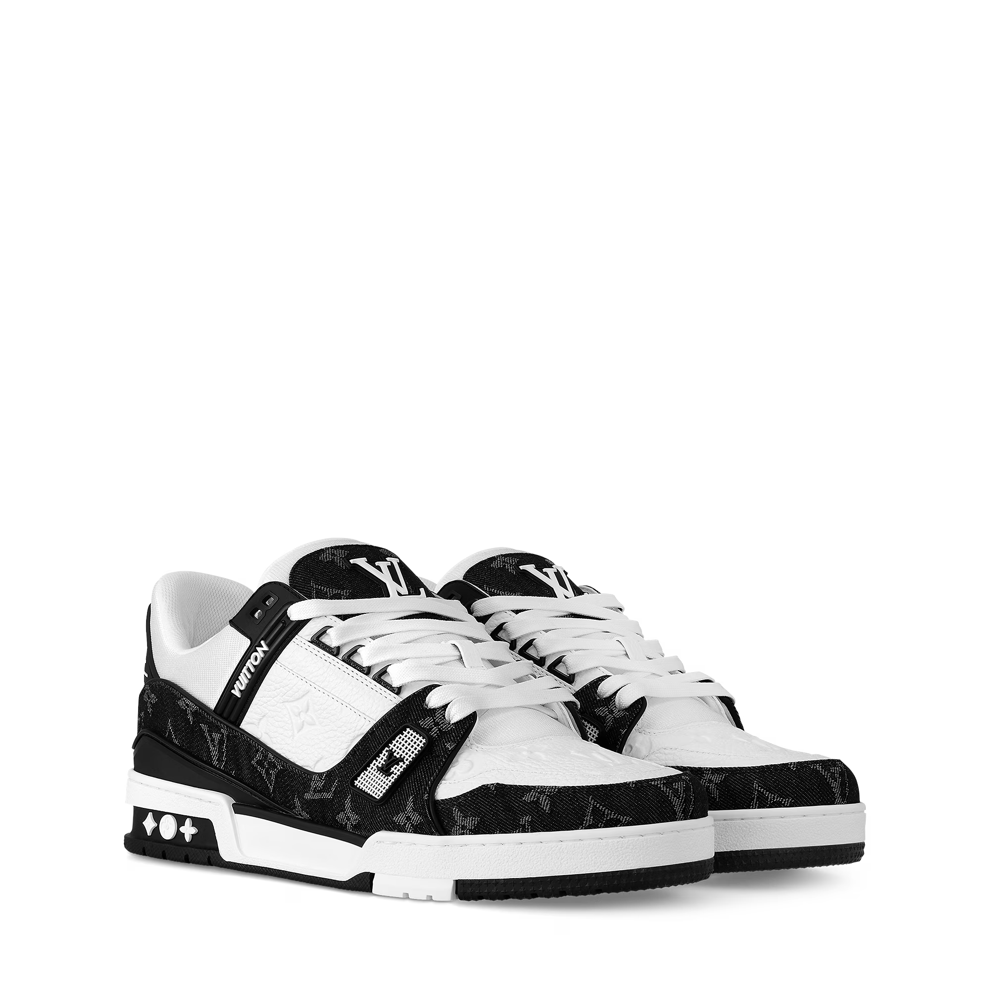 Louis Vuitton LV Trainer Distressed Sneaker