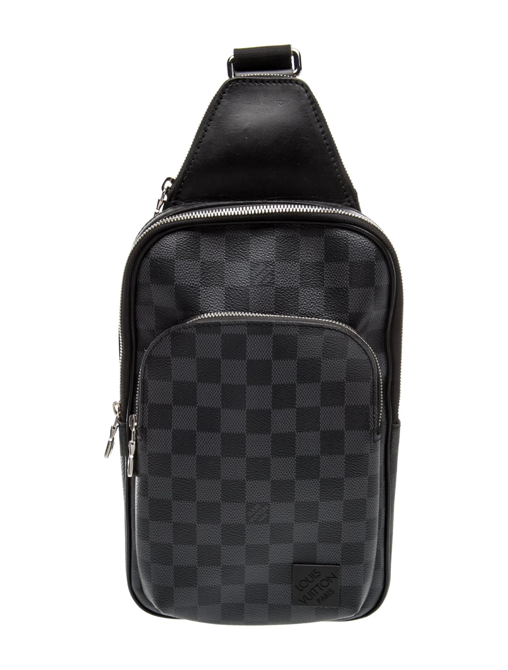 Louis Vuitton Avenue Sling Bag in damper graphite canvas