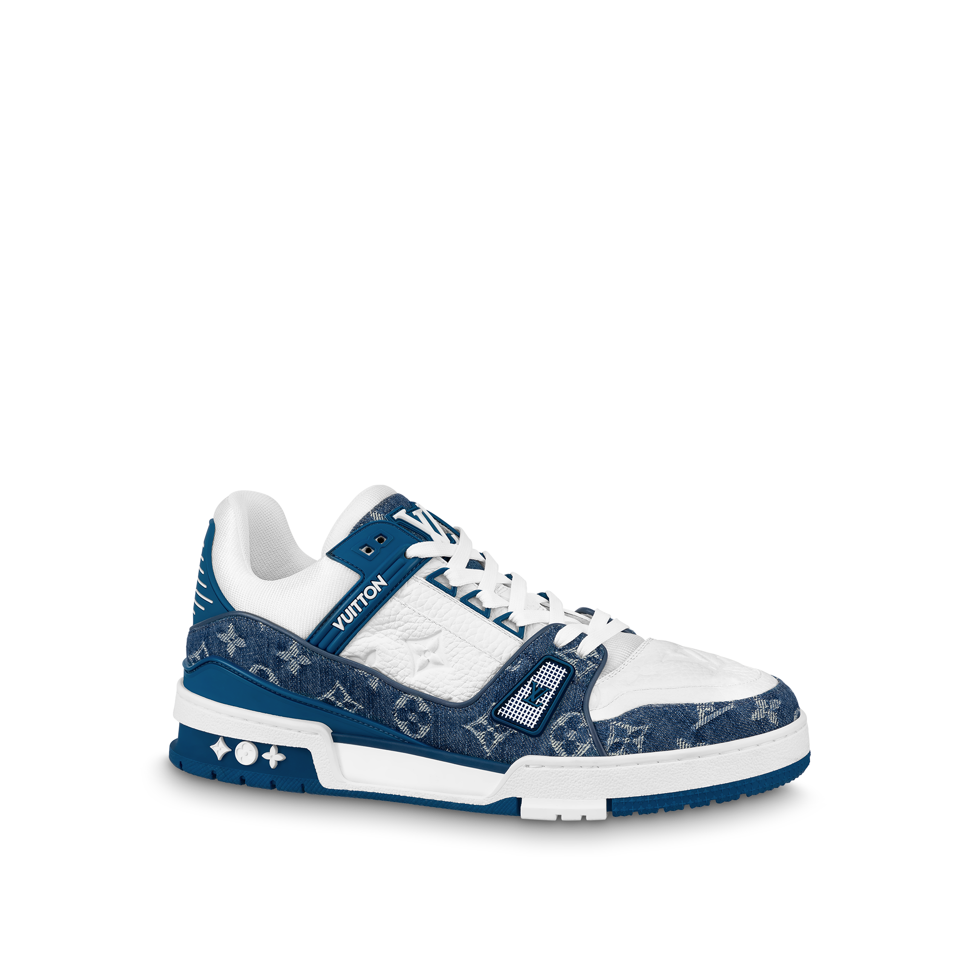 Louis Vuitton LV Trainer Distressed Sneaker