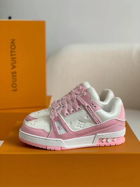 Louis Vuitton LV Trainer Distressed Sneaker