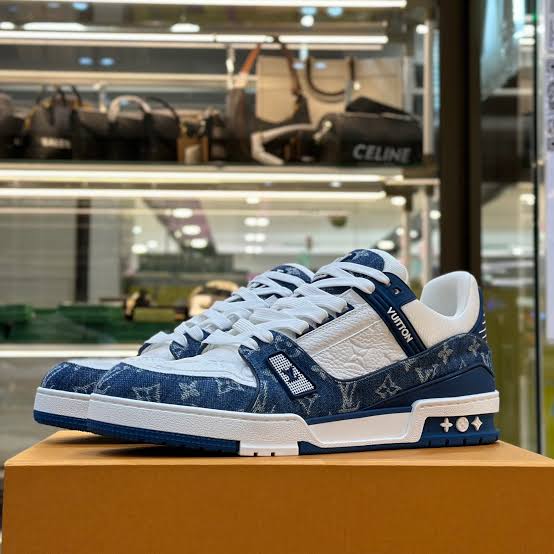 Louis Vuitton LV Trainer Distressed Sneaker