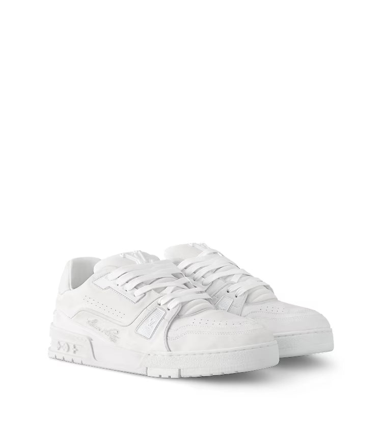 Louis Vuitton LV Trainer Distressed Sneaker